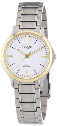 Regent Damen-Armbanduhr XS Analog Quarz Titan 12290404 von REGENT