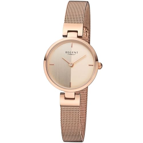 Regent Damenarmbanduhr Edelstahl IPR mit Edelstahlband Milanaise IPR BA-540 von REGENT