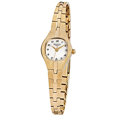 Regent Damenuhr F308 Messing Gold von REGENT