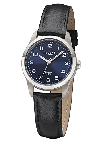 Regent Damen Analog Quarz Uhr mit Leder Armband 12090323 von REGENT