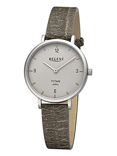 Regent Titan-Uhr für Damen Grün/Grau BA-694 von REGENT