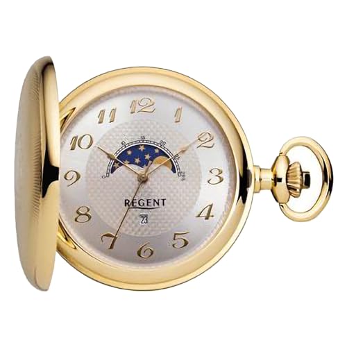 Regent Analog Quarz Taschenuhr 11370106 von REGENT