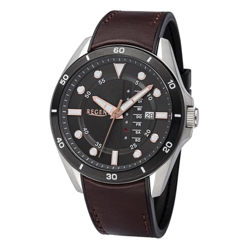 Regent Herrenuhr 10 Bar Wasserdicht Ø 44 mm BA-636 von REGENT