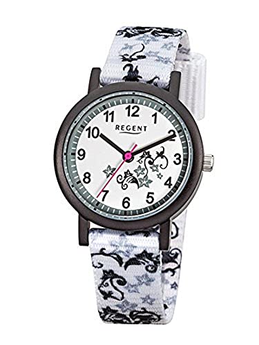 Regent Unisex-Kinder Analog Quarz Uhr mit Textil Armband 12400224 Regent Unisex-Kinder Analog Quarz Uhr mit Textil Armband 12400224 von REGENT