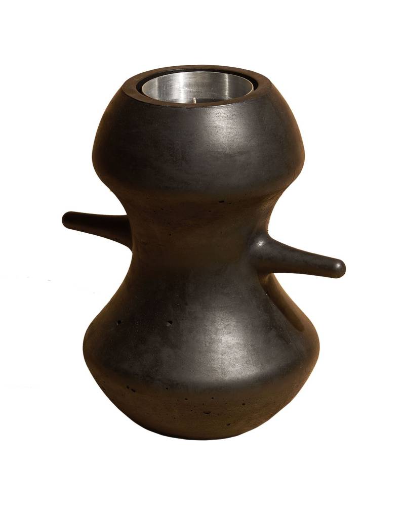 REGINALD SYLVESTER II Kerzenleuchter Unisex Dunkelbraun von REGINALD SYLVESTER II