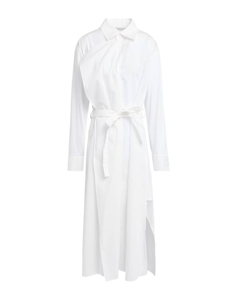 REGULATION YOHJI YAMAMOTO Midi-kleid Damen Weiß von REGULATION YOHJI YAMAMOTO