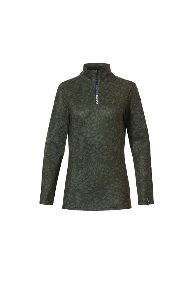 REHALL Stillpullover Rehall Damen ISA-R Skipullover AOP Print Half Zip von REHALL