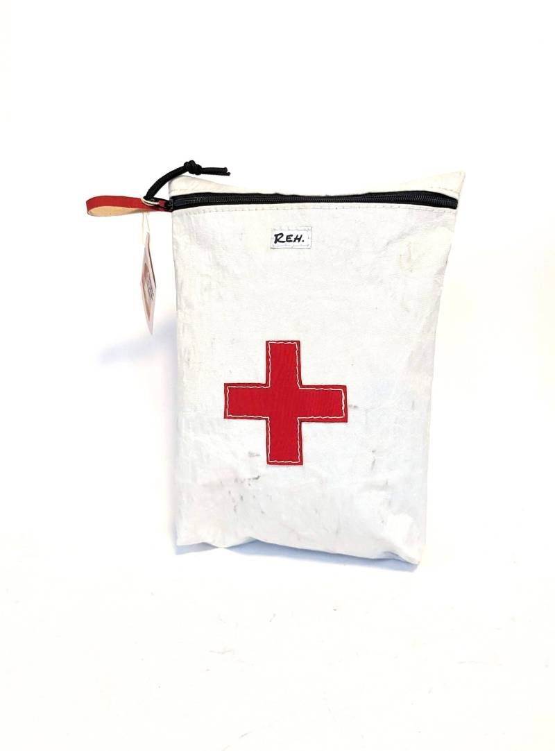 Tasche Aus Segel | First Aid Kit Notfalltasche Verbandstasche Erste Hilfe Rehpunkt Reh. Segeltuch Pflaster Urlaub von REHpunkt