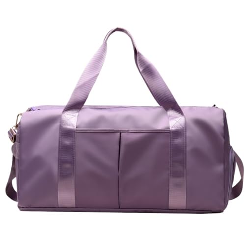 Reisetasche Sporttasche Weekender-Reisetasche, Handgepäck-Reisetasche, Sporttasche, Nassfach, Schuhfach, Wasserdicht Reisetasche Damen (Color : G, Size : 46 * 22 * 24 cm) von REIFOR