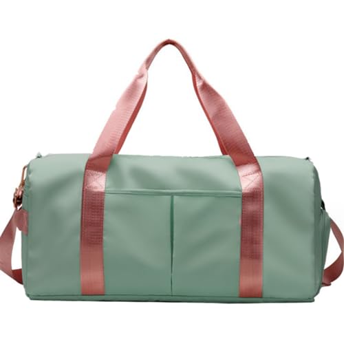 Reisetasche Sporttasche Weekender-Reisetasche, Handgepäck-Reisetasche, Sporttasche, Nassfach, Schuhfach, Wasserdicht Reisetasche Damen (Color : I, Size : 46 * 22 * 24 cm) von REIFOR