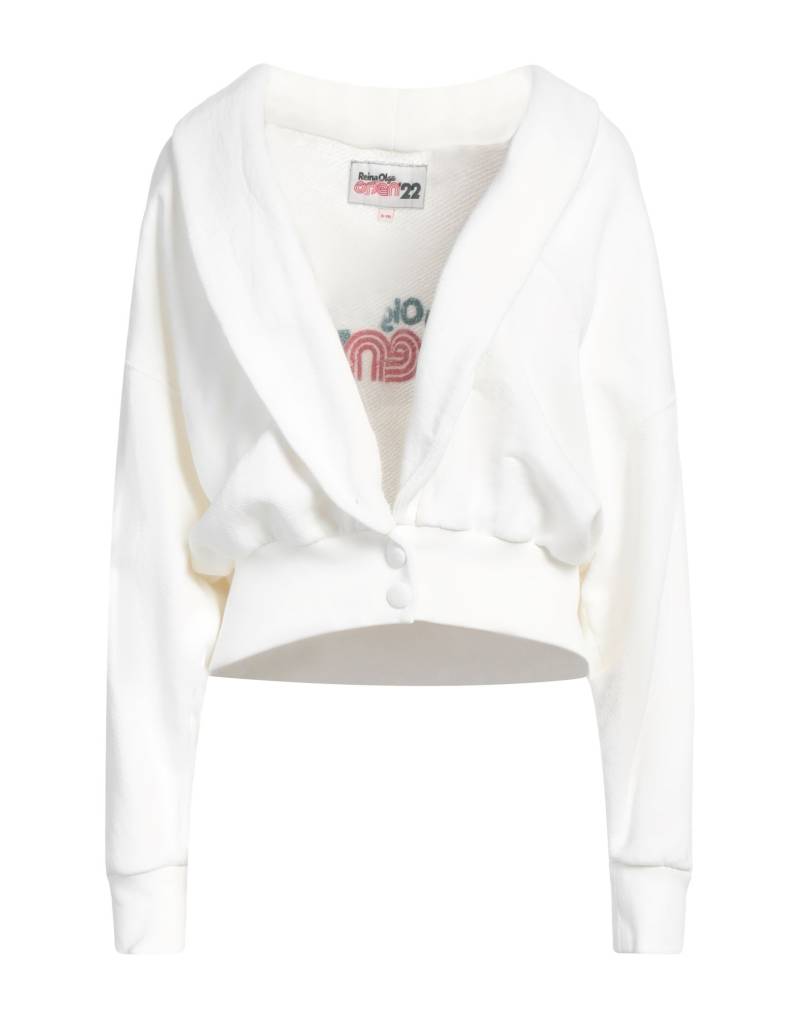 REINA OLGA Sweatshirt Damen Weiß von REINA OLGA