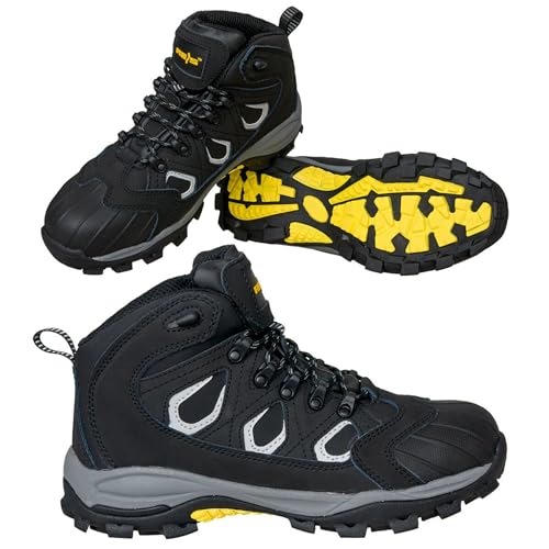 REIS Arbeitsstiefel Sicherheitsschuhe Schutzschuhe Schutzkappe Stiefel S3 (BREXTREME) (46) von REIS