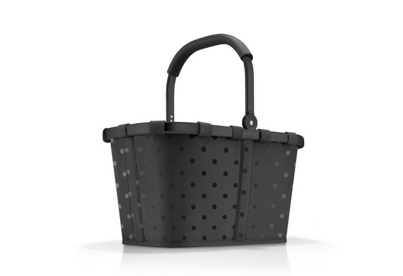 REISENTHEL® Einkaufskorb Carrybag Einkaufskorb Frame BK Frame Metallic Dots von REISENTHEL®