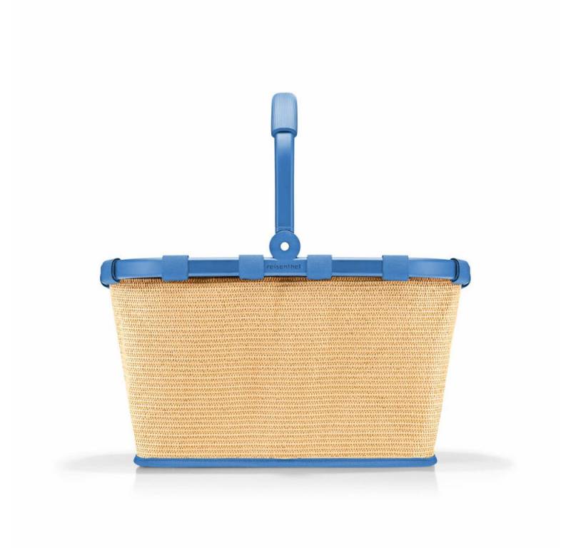 REISENTHEL® Einkaufskorb carrybag Frame Raffia Blue 22 L, 22 l von REISENTHEL®