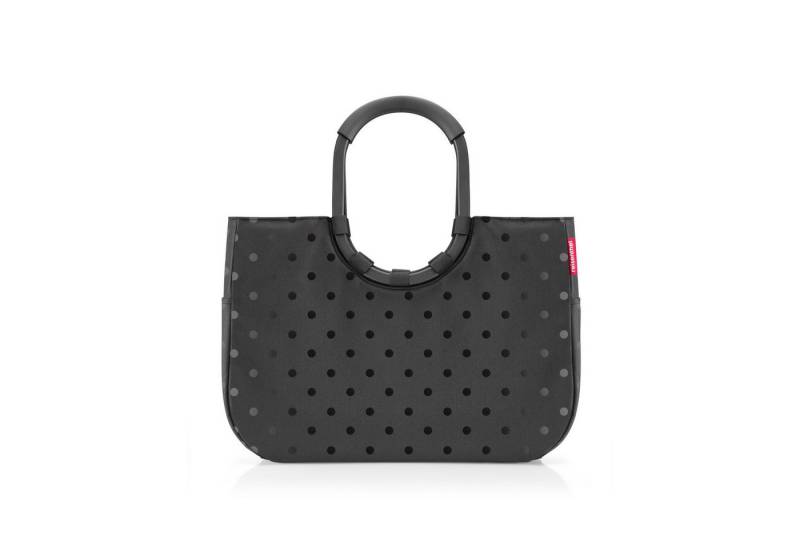 REISENTHEL® Einkaufskorb reisenthel loopshopper L frame glossy dots black von REISENTHEL®