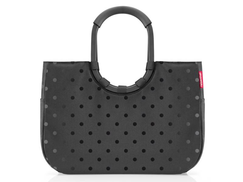 REISENTHEL® Einkaufsshopper loopshopper L frame glossy dots black von REISENTHEL®