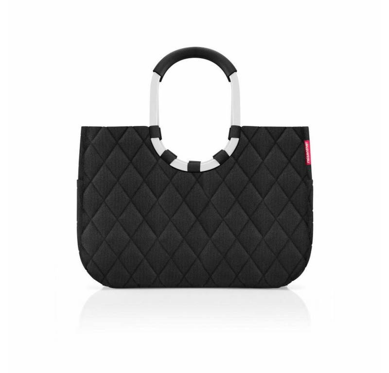 REISENTHEL® Einkaufsshopper loopshopper L Rhombus Black 25 L, 25 l von REISENTHEL®