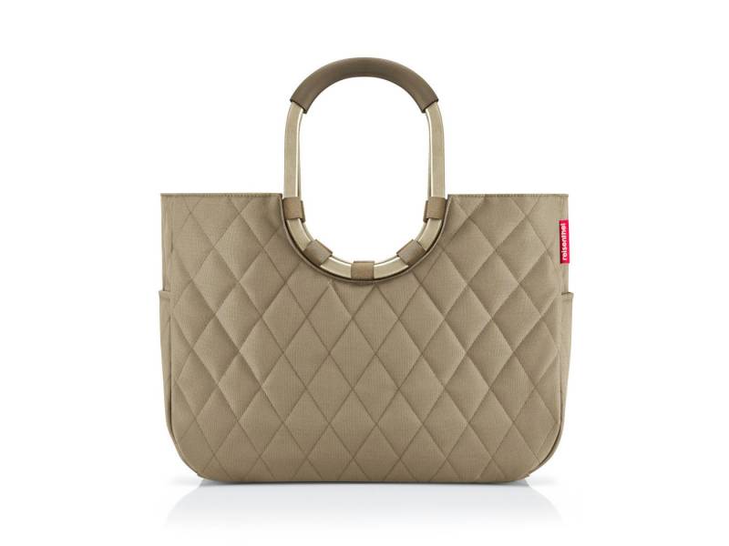 REISENTHEL® Einkaufsshopper loopshopper L frame rhombus olive von REISENTHEL®
