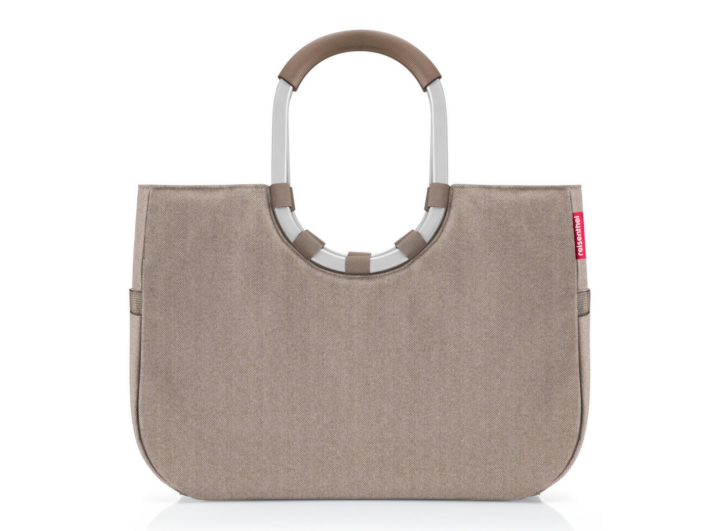 REISENTHEL® Einkaufsshopper loopshopper L herringbone mokka von REISENTHEL®