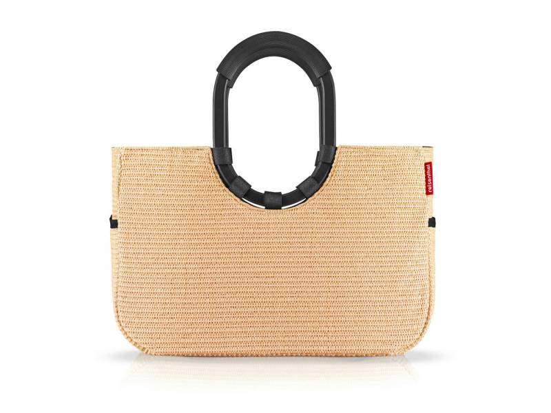 REISENTHEL® Einkaufsshopper loopshopper M frame raffia black von REISENTHEL®