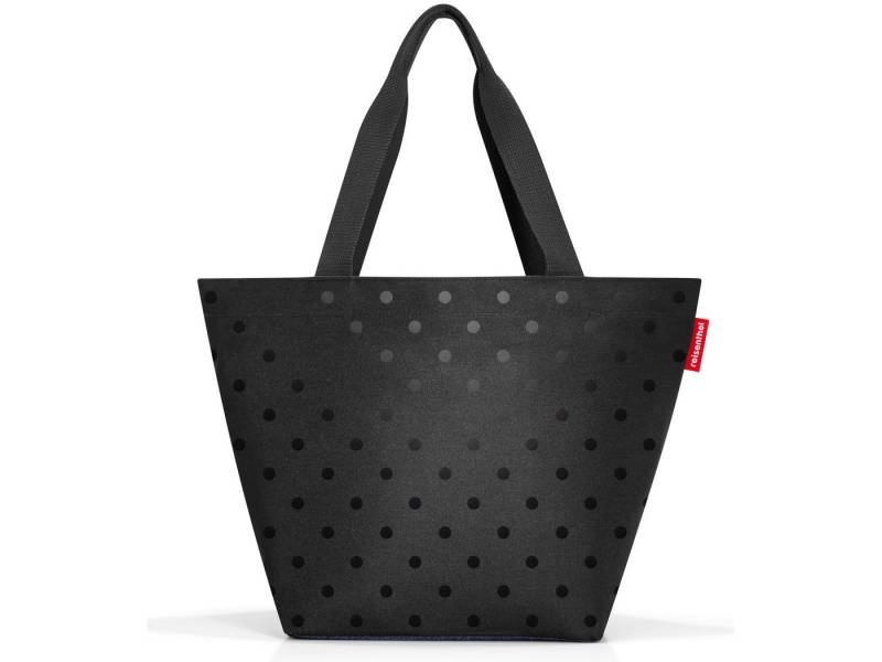 REISENTHEL® Einkaufsshopper shopper M glossy dots black von REISENTHEL®