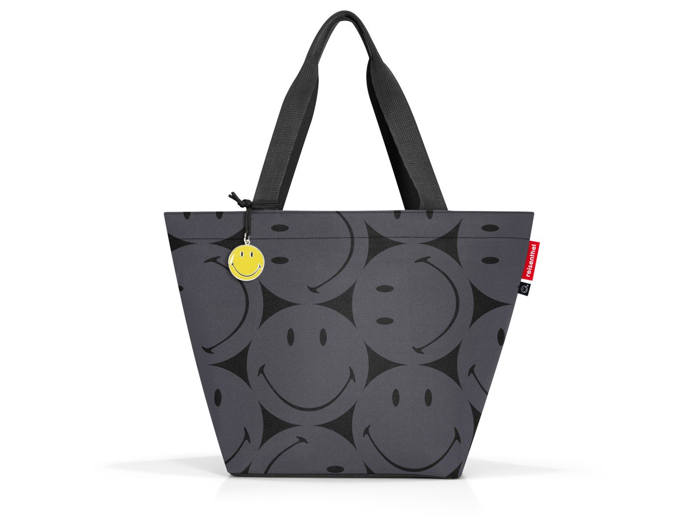 REISENTHEL® Einkaufsshopper shopper M smiley grey von REISENTHEL®