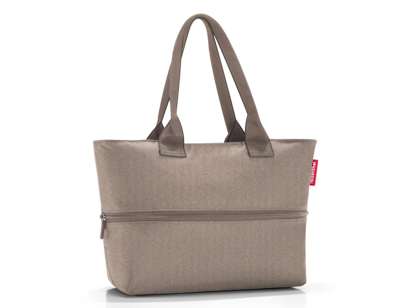 REISENTHEL® Einkaufsshopper shopper e1 herringbone mokka von REISENTHEL®