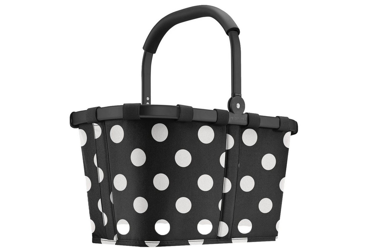 REISENTHEL® Einkaufstrolley carrybag - Einkaufskorb (frame dots white), 22 l von REISENTHEL®