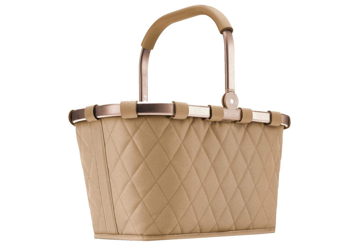 REISENTHEL® Einkaufstrolley carrybag - Einkaufskorb (frame rhombus ginger), 22 l von REISENTHEL®