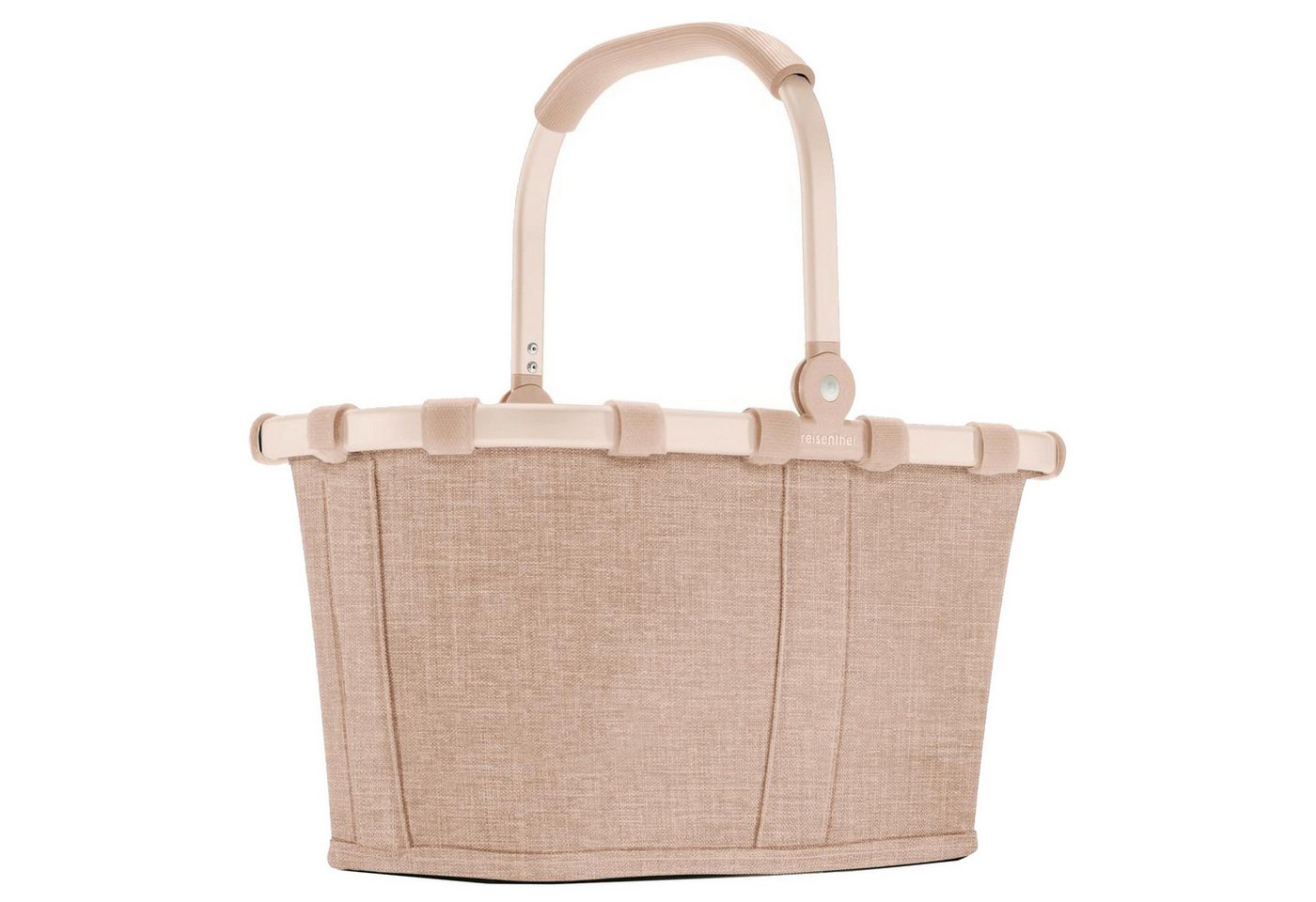 REISENTHEL® Einkaufstrolley carrybag xs - Einkaufskorb 21 cm (frame twist coffee), 5 l von REISENTHEL®