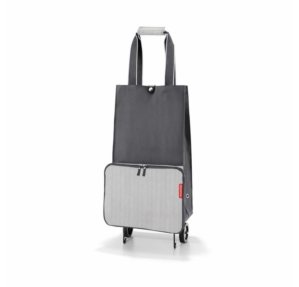 REISENTHEL® Einkaufstrolley foldabletrolley Herringbone Grey von REISENTHEL®