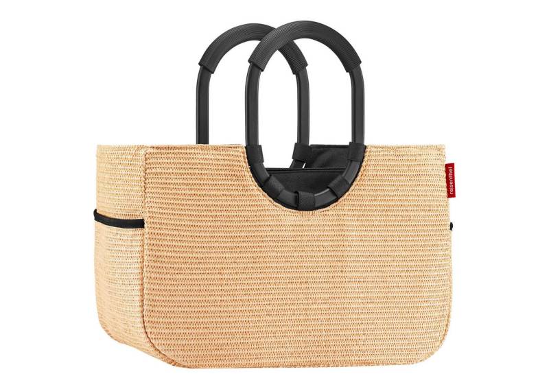 REISENTHEL® Einkaufstrolley loopshopper M / Shopper 40 cm (frame raffia black), 12 l von REISENTHEL®