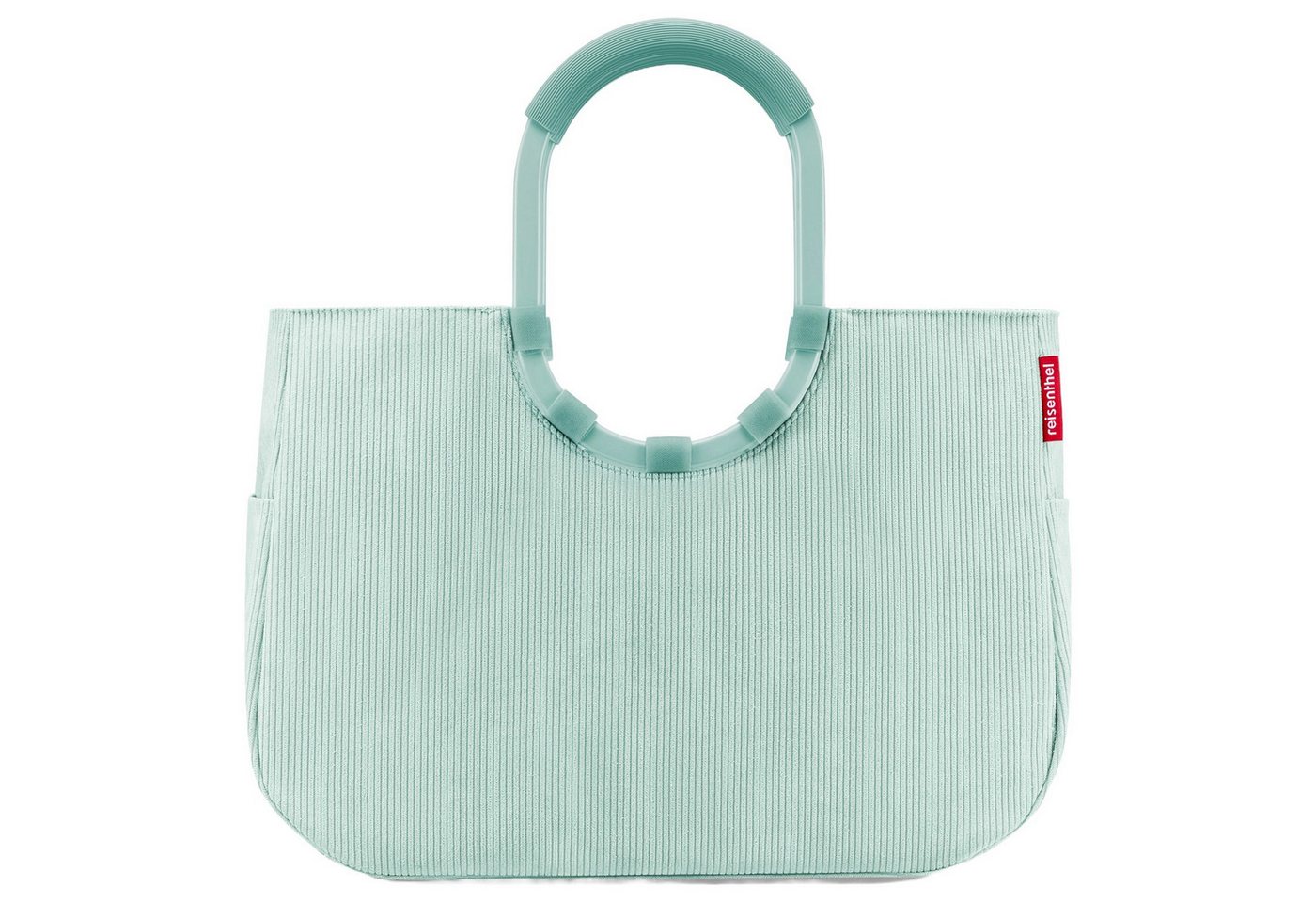 REISENTHEL® Einkaufstrolley shopping loopshopper L - Einkaufstasche mit Bügel 46 cm (cord mint), 25 l von REISENTHEL®