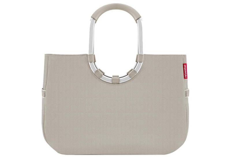 REISENTHEL® Einkaufstrolley shopping loopshopper L - Einkaufstasche mit Bügel 46 cm (herringbone, 25 l von REISENTHEL®