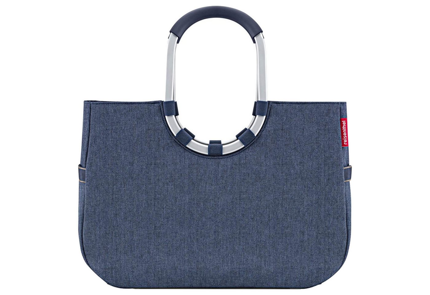REISENTHEL® Einkaufstrolley shopping loopshopper L - Einkaufstasche mit Bügel 46 cm (herringbone, 25 l von REISENTHEL®