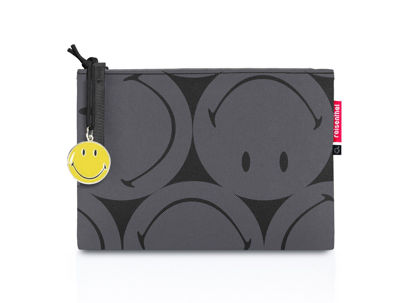 REISENTHEL® Kosmetiktasche case 1 smiley grey von REISENTHEL®