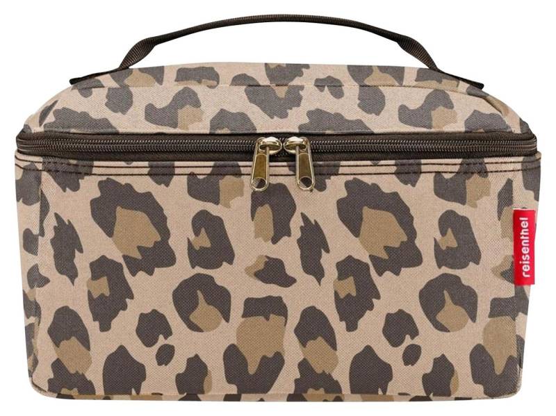 REISENTHEL® Kulturbeutel BEAUTYCASE, 4 Liter, Beige, Braun, Polyester, Wasserabweisend, mit Reißverschluss von REISENTHEL®