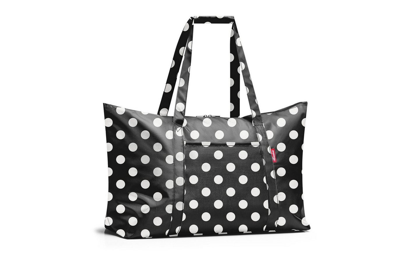 REISENTHEL® Reisetasche MINI MAXI TRAVELBAG, 30 Liter, Schwarz, Weiß, recyceltes Polyester, Wasserabweisend, B 65 x H 41 x T 26 cm von REISENTHEL®