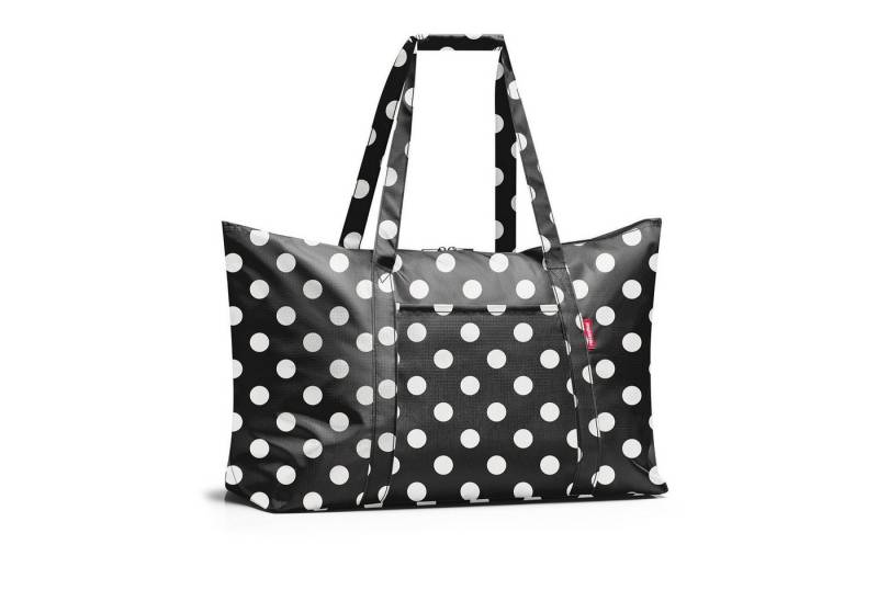 REISENTHEL® Reisetasche MINI MAXI TRAVELBAG, 30 Liter, Schwarz, Weiß, recyceltes Polyester, Wasserabweisend, B 65 x H 41 x T 26 cm von REISENTHEL®