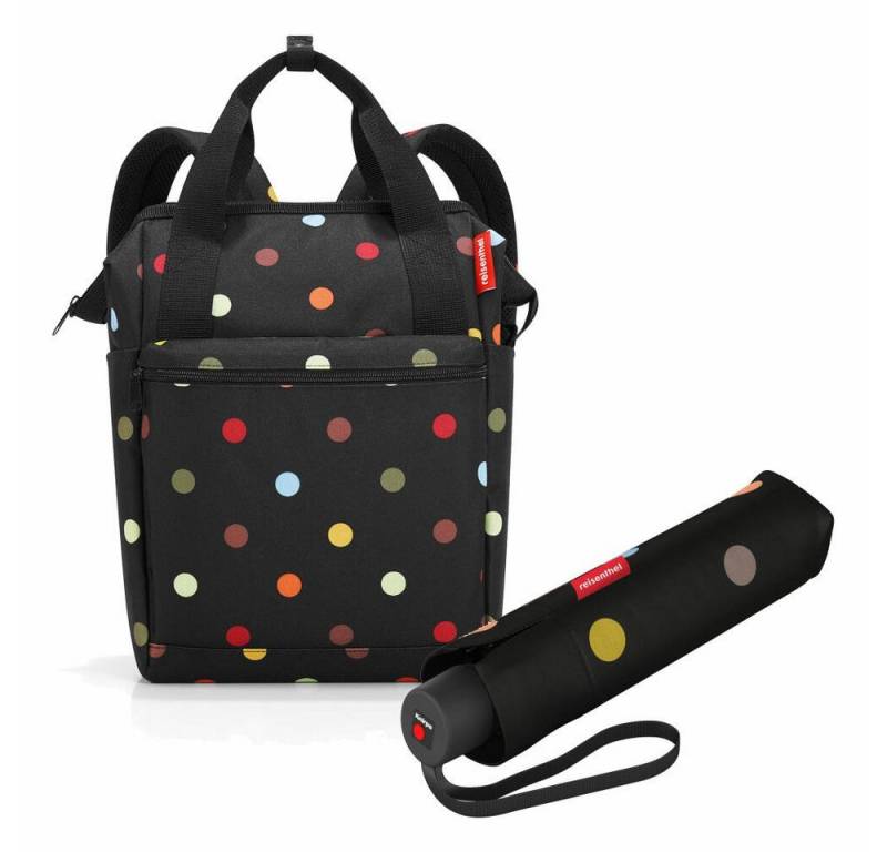 REISENTHEL® Reisetasche allrounder R Set Dots (Set, 2-tlg), mit umbrella pocket classic von REISENTHEL®