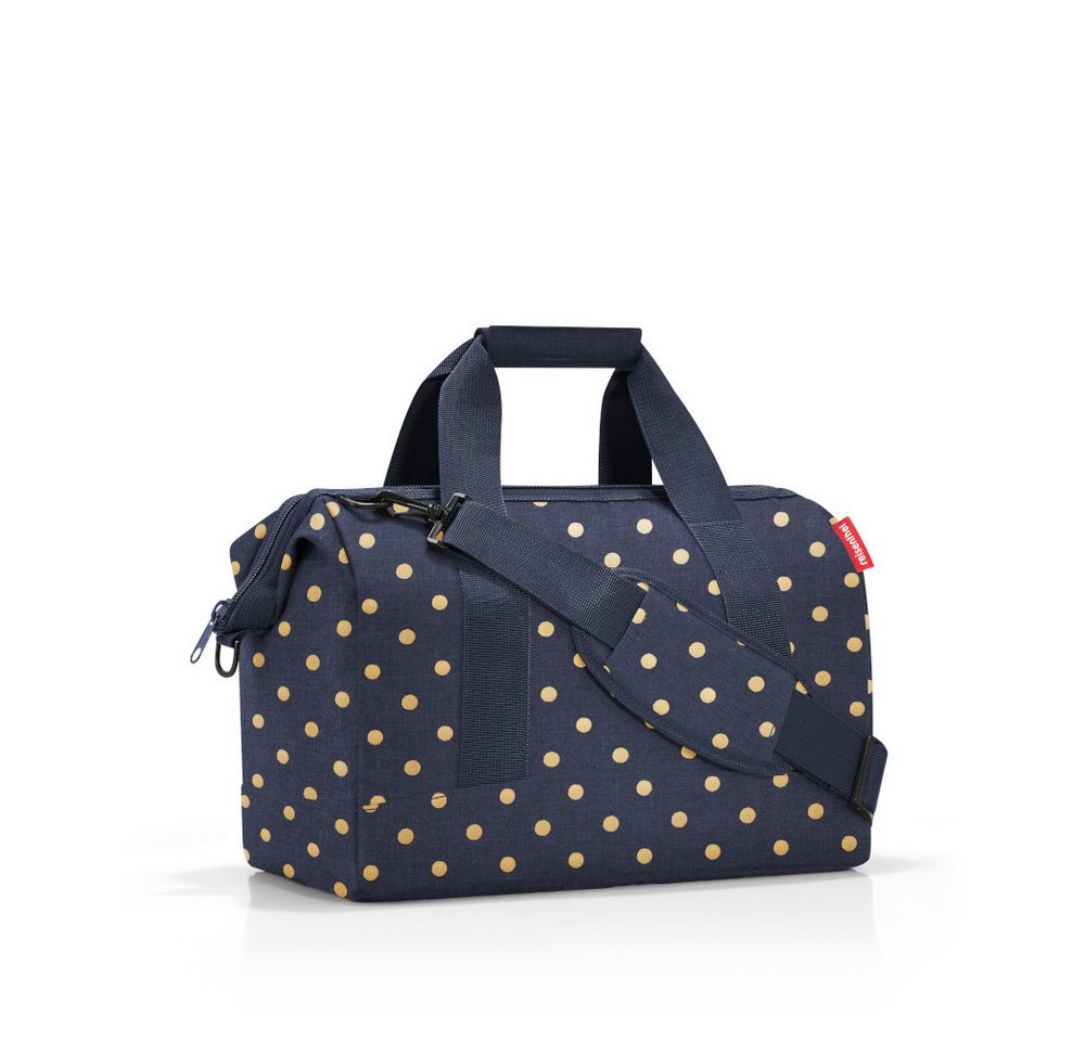 REISENTHEL® Reisetasche reisenthel allrounder M metallic dots blue MS4117 blau Reisetasche Tas von REISENTHEL®