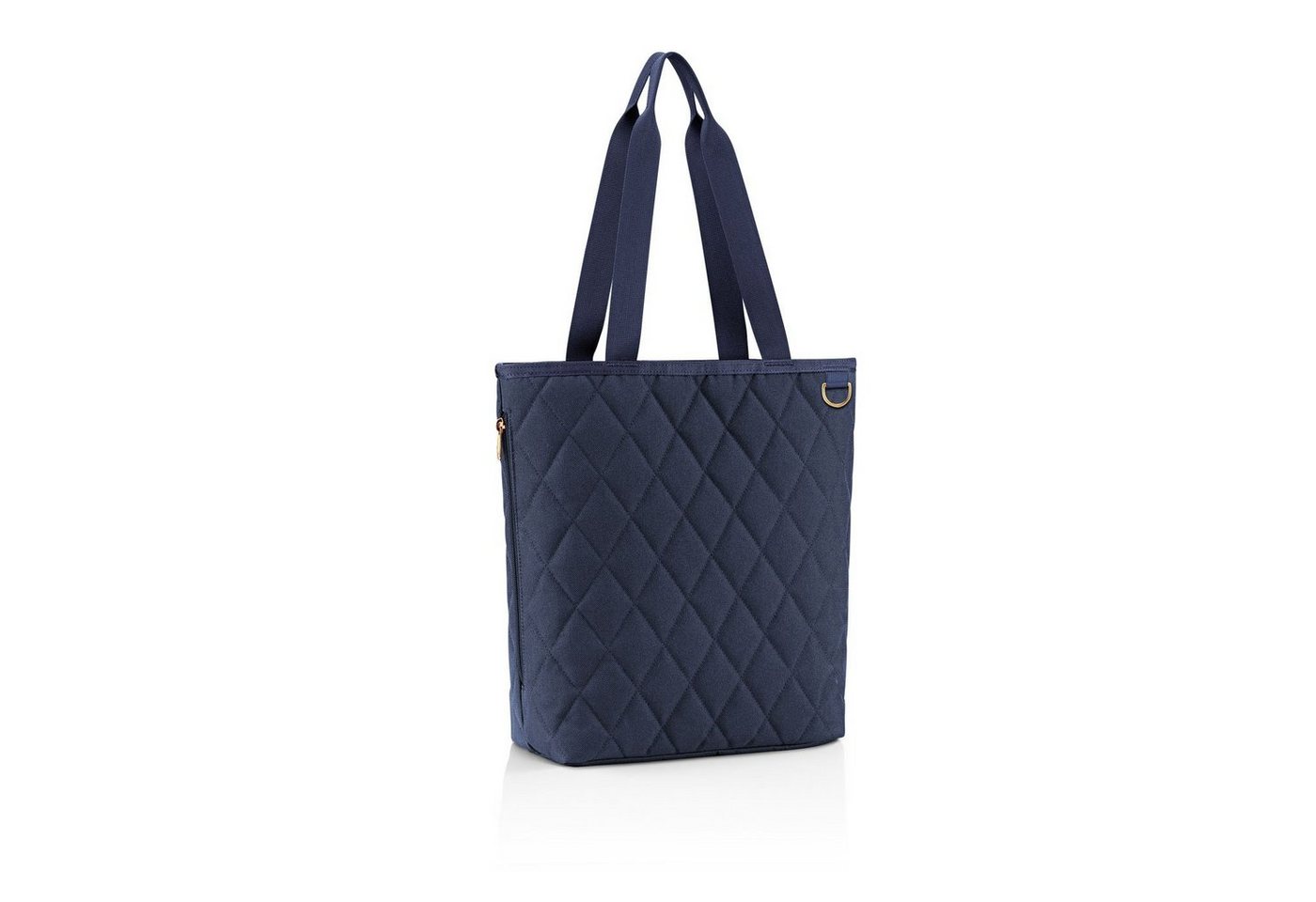 REISENTHEL® Schultertasche classic shopper M medium rhombus midnight gold von REISENTHEL®