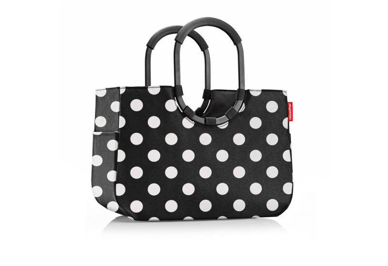 REISENTHEL® Schultertasche loopshopper L frame dots white OR7072 von REISENTHEL®
