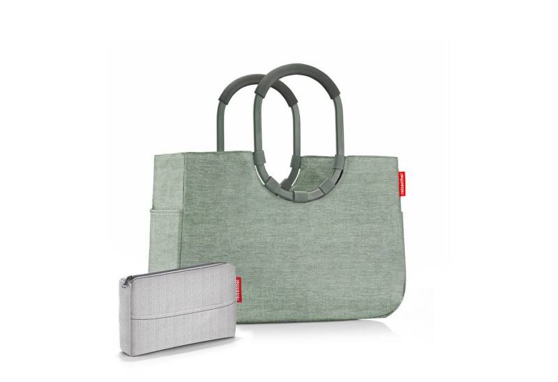 REISENTHEL® Shopper, loopshopper L plus pocketcase Twist Sage von REISENTHEL®