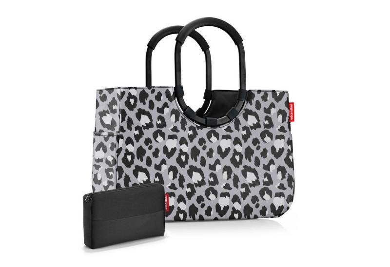 REISENTHEL® Shopper, loopshopper L plus pocketcase leo nero von REISENTHEL®
