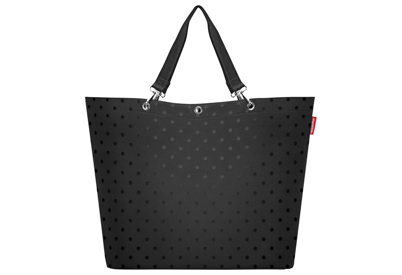 REISENTHEL® Shopper XL - Shopper 65 cm (glossy dots black) von REISENTHEL®