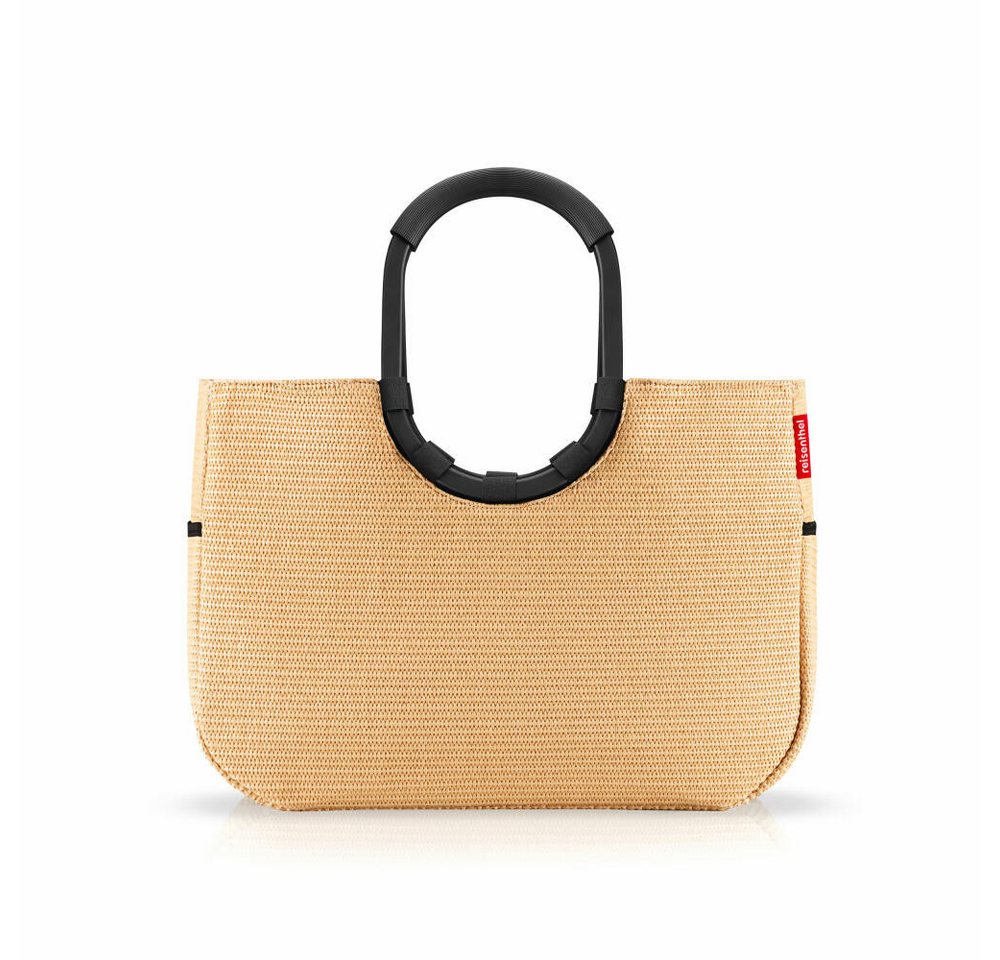 REISENTHEL® Shopper loop L Frame Raffia Black 25 L von REISENTHEL®