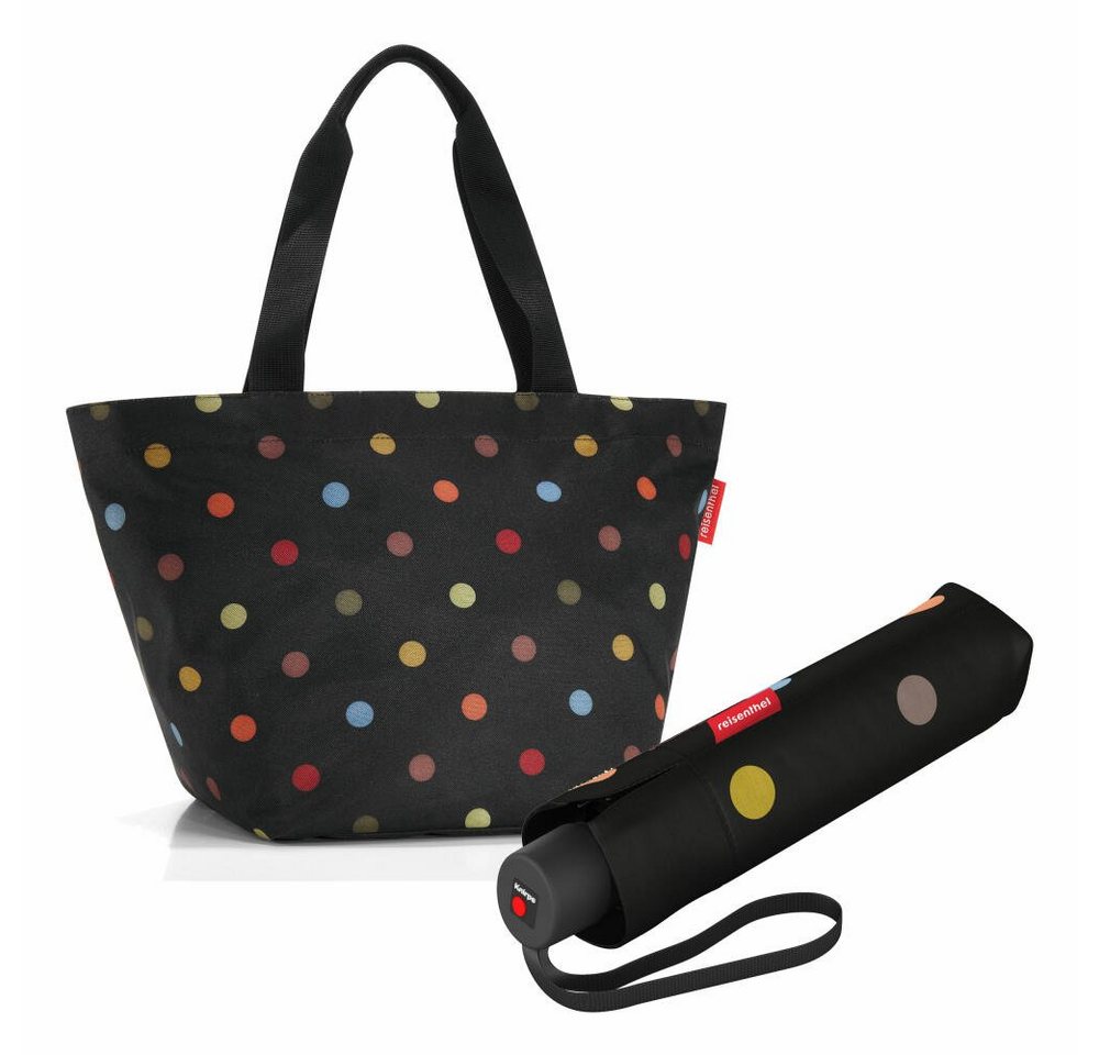 REISENTHEL® Shopper shopper M Set Dots (Set, 2-tlg), mit umbrella pocket classic von REISENTHEL®