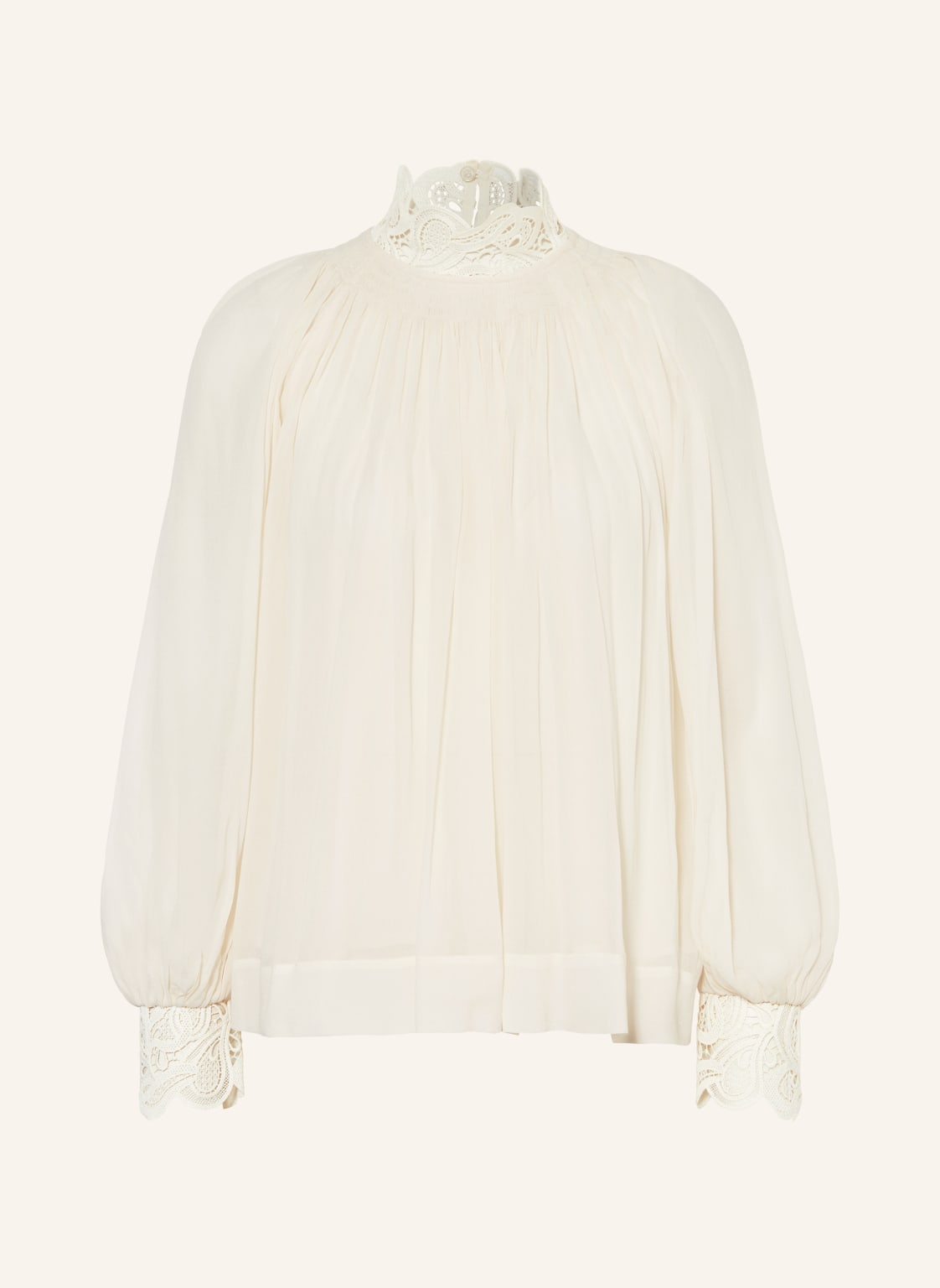 Reiss Blusenshirt Czara Mit Spitze weiss von REISS