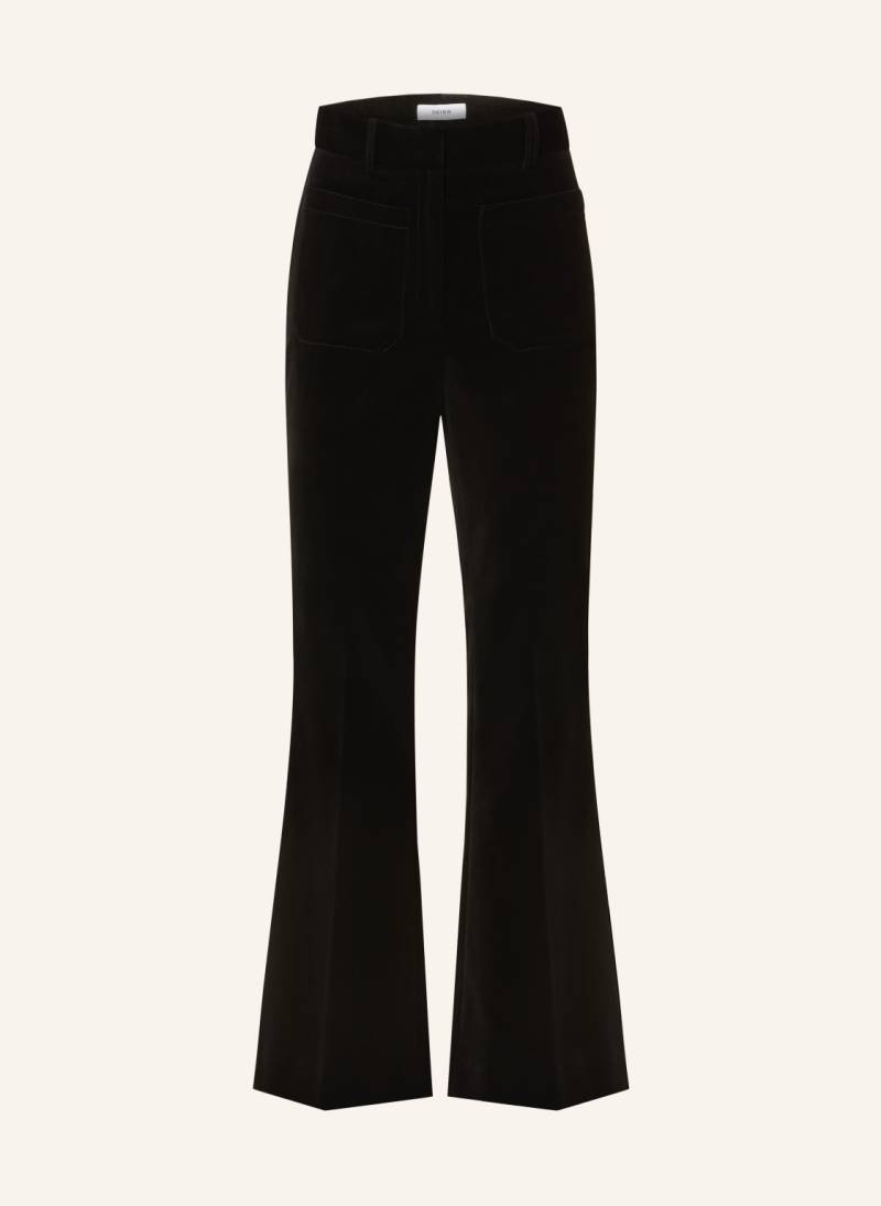 Reiss Bootcut-Hose Myrtle Aus Samt schwarz von REISS